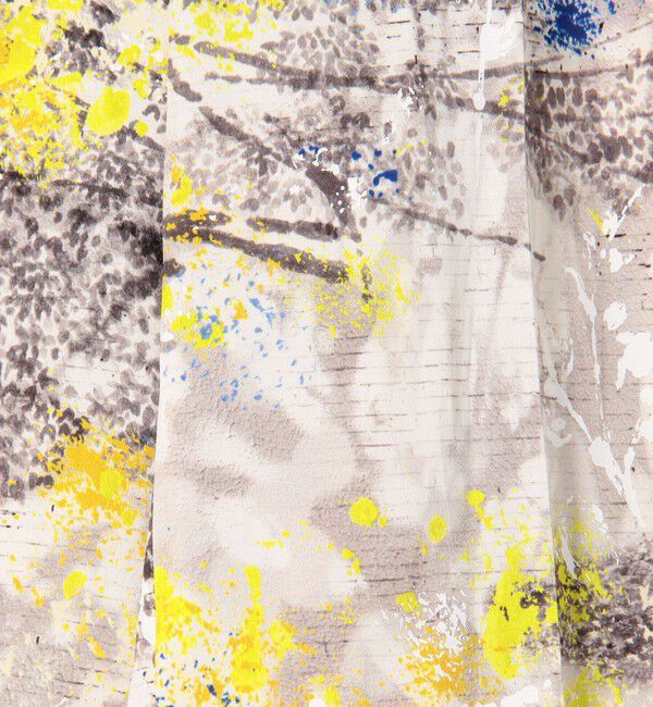 DES PRES「【WEB先行予約】 ダプルドシェードアブストラクトプリント エラスティックスリムパンツ」|その他|