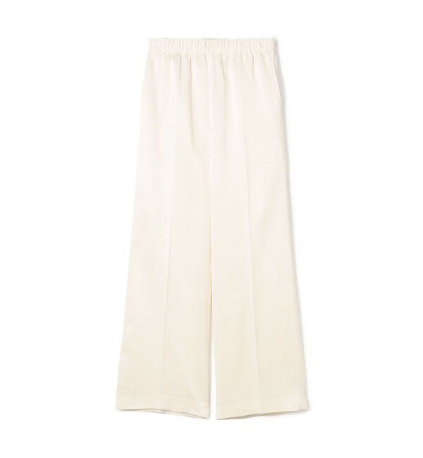 DES PRES「【WEB先行予約】 ソフトサテン エラスティックスリムパンツ」|その他|11 ホワイト