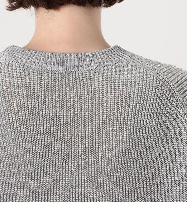 GALERIE VIE「ルレックスフィッシャーマンズリブ クルーネックプルオーバー」|ニット・セーター|