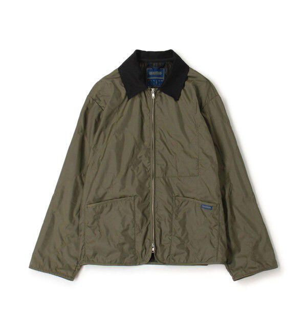 TOMORROWLAND MENS「【別注】LAVENHAM UNWADDED TEYNHAM ポリエステル ジップブルゾン」|ブルゾン・スタジャン|57 カーキ