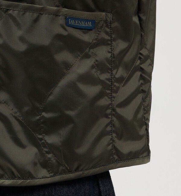 TOMORROWLAND MENS「【別注】LAVENHAM UNWADDED TEYNHAM ポリエステル ジップブルゾン」|ブルゾン・スタジャン|