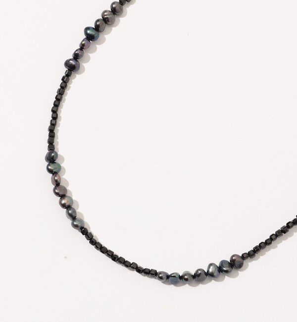 TOMORROWLAND GOODS「les bon bon オンブレ グリーズパール ネックレス」|ネックレス|