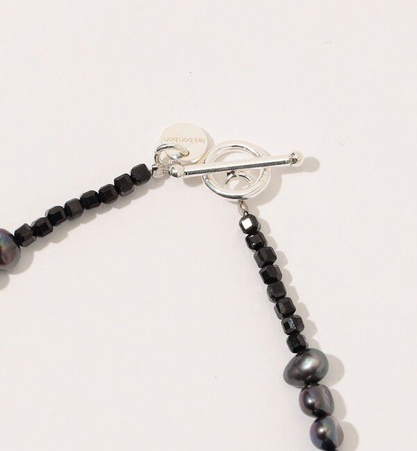 TOMORROWLAND GOODS「les bon bon オンブレ グリーズパール ネックレス」|ネックレス|