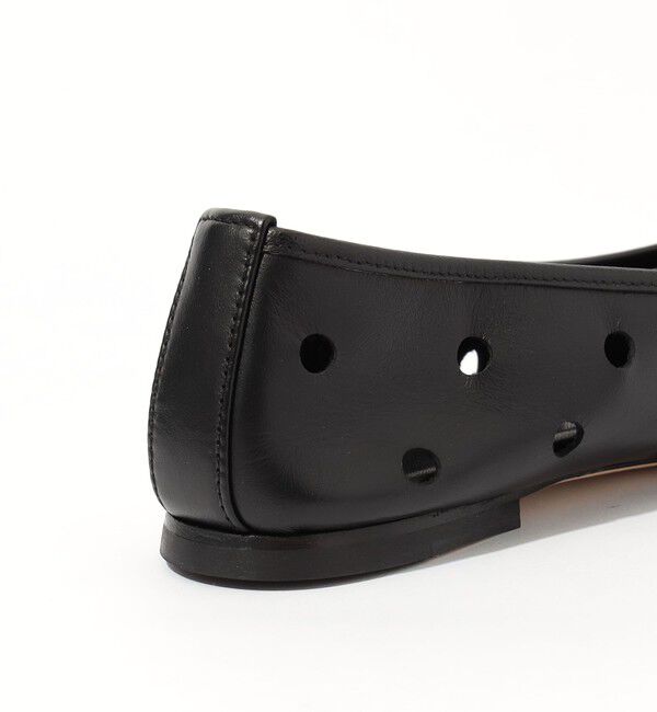 TOMORROWLAND GOODS「DEAR FRANCES GALA レザーカットワーク バレエシューズ」|バレエシューズ|