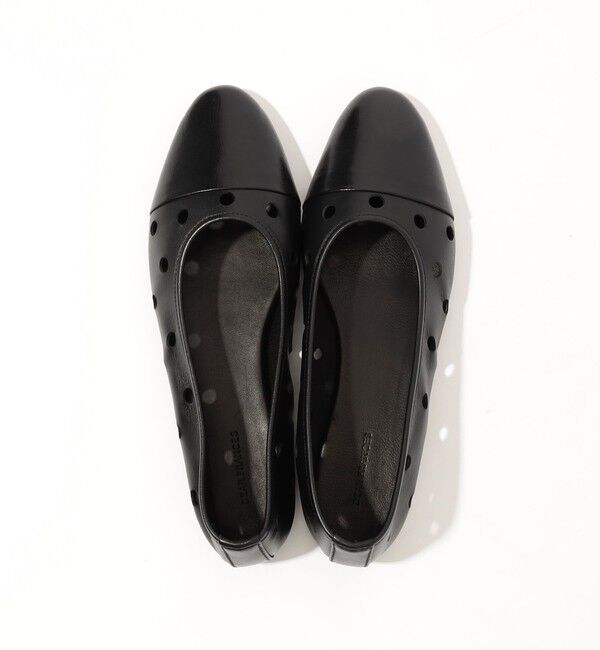 TOMORROWLAND GOODS「DEAR FRANCES GALA レザーカットワーク バレエシューズ」|バレエシューズ|