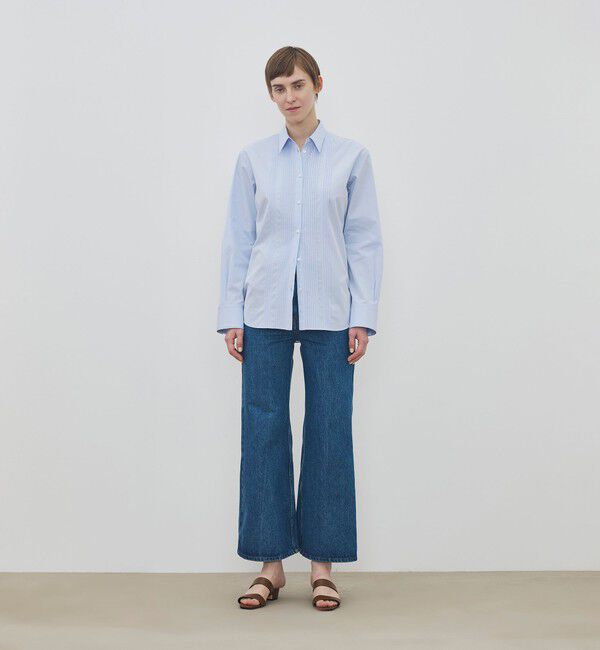 DES PRES「コンパクトコットン ピンタックドレスシャツ」|シャツ・ブラウス|