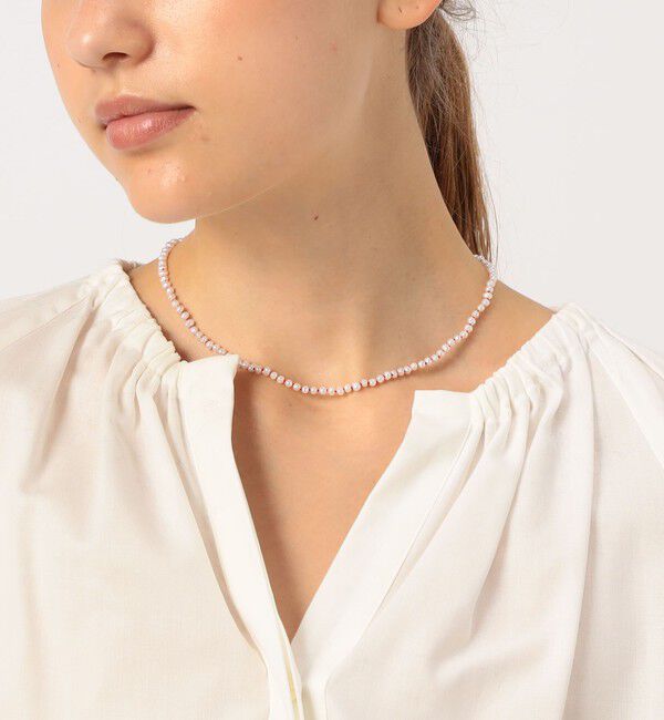 TOMORROWLAND GOODS「PALA LEOPARD HOOK TINY P パールネックレス」|ネックレス|