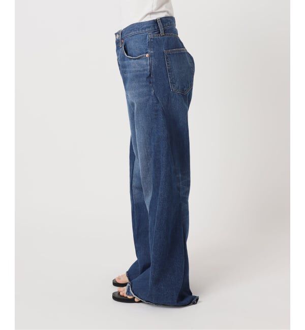  「《予約》ワイドベルボトム5ポケットパンツ：デニムパンツ」|デニム|