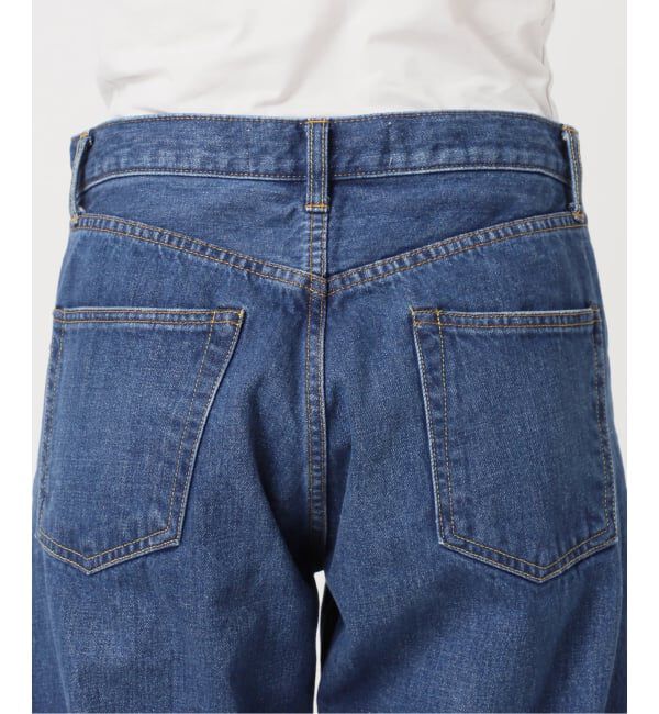  「《予約》ワイドベルボトム5ポケットパンツ：デニムパンツ」|デニム|