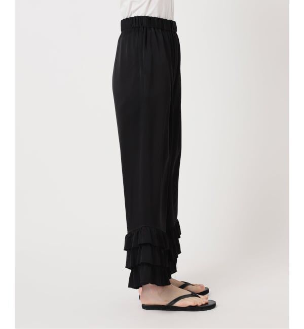  「《予約》TIERED CROPD SATIN パンツ」|その他|