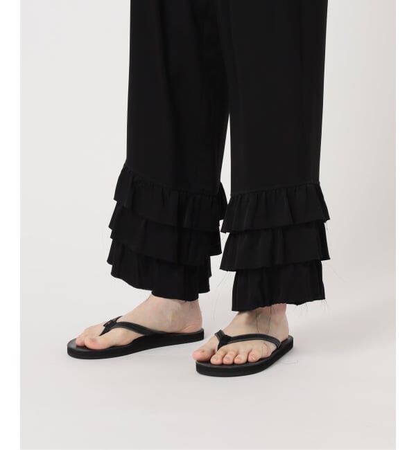  「《予約》TIERED CROPD SATIN パンツ」|その他|