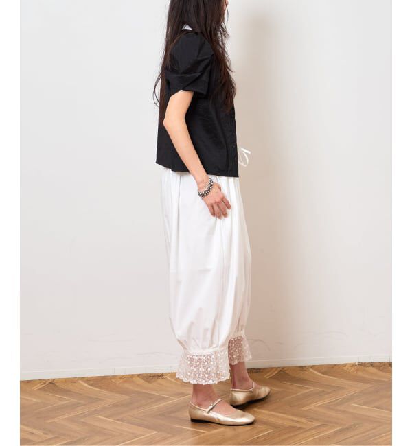  「《予約》LACE HEM BALLOON パンツ」|その他|