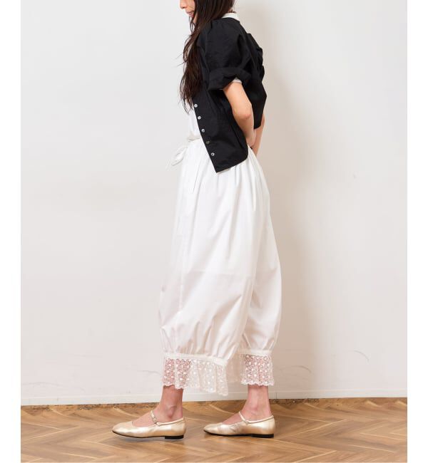  「《予約》LACE HEM BALLOON パンツ」|その他|