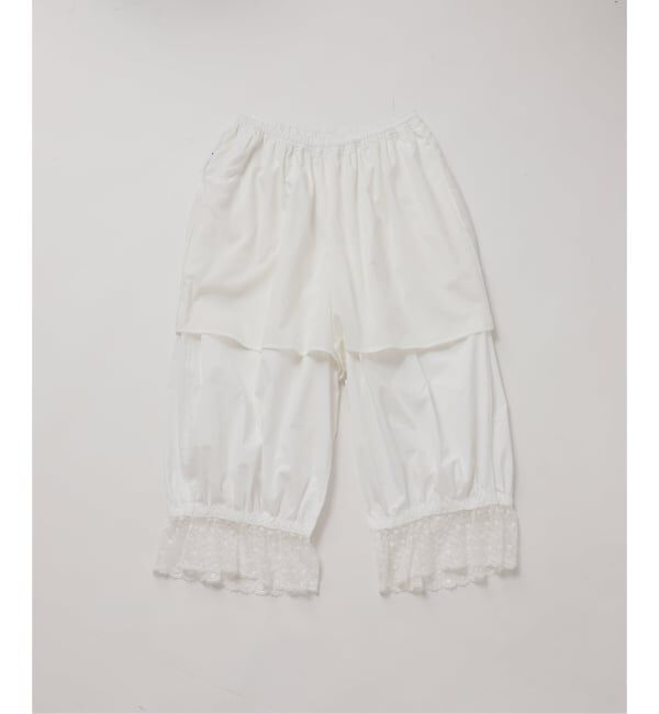  「《予約》LACE HEM BALLOON パンツ」|その他|