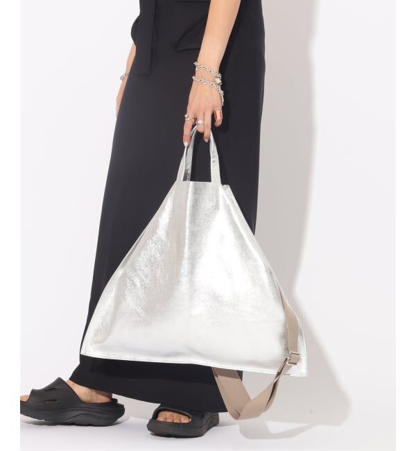  「【blancle/ ブランクレ】M.LEATHER FLAT TOTE」|トートバッグ|