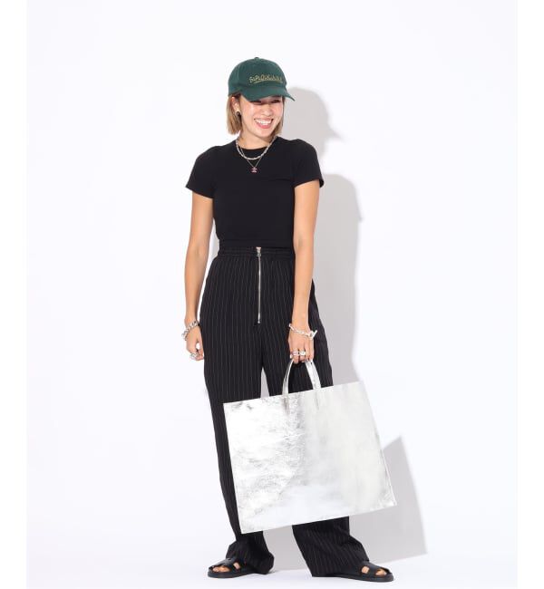  「【blancle/ ブランクレ】M.LEATHER FLAT TOTE」|トートバッグ|