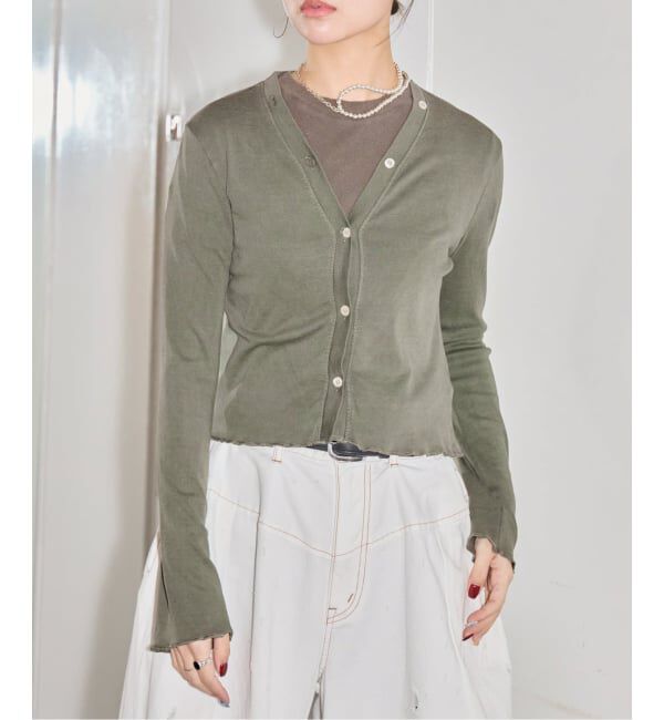  「《予約》ASHER CHELSEA CARDIGAN L261-R151：カーディガン」|Tシャツ・カットソー|