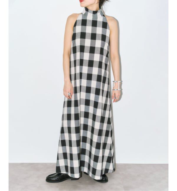  「《予約》LINEN LIKE DRESS：ワンピース」|ワンピース|ベージュ