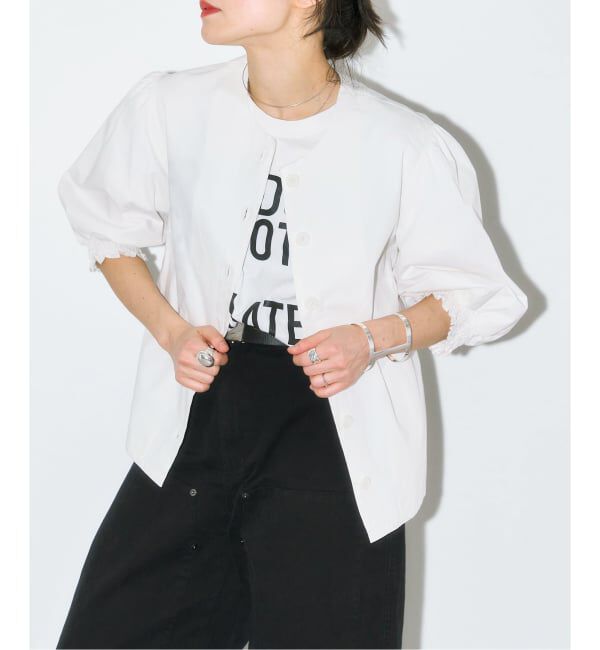  「《予約》PUFF SLEEVE ブラウス」|シャツ・ブラウス|ホワイト