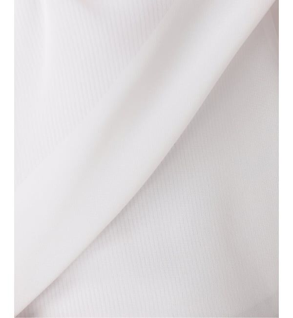  「《予約》GATHERED CHIFFON TANK：ブラウス」|シャツ・ブラウス|