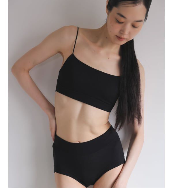 EMILYWEEK「《38・40サイズ》【ACTIVE】Bamboo ストレッチブラ（ブラック）」|インナー|