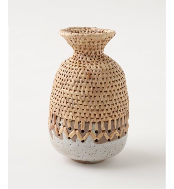 journal standard Furniture「《予約》MIX WOVEN VASE F MOUTH　フラワーベース」|その他|