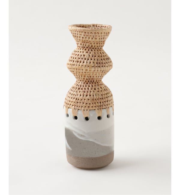 journal standard Furniture「《予約》MIX WOVEN VASE FLOW　フラワーベース」|その他|