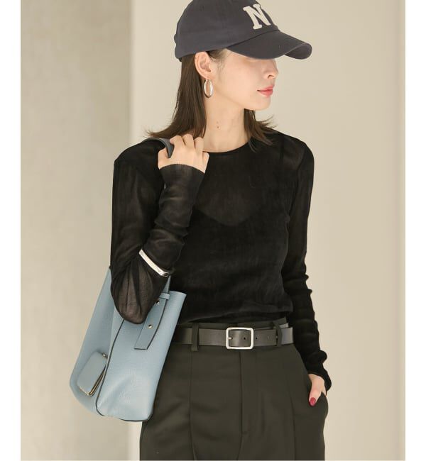 Plage「《一部カラーWEB限定追加》Flocky Mesh ロンT」|Tシャツ・カットソー|