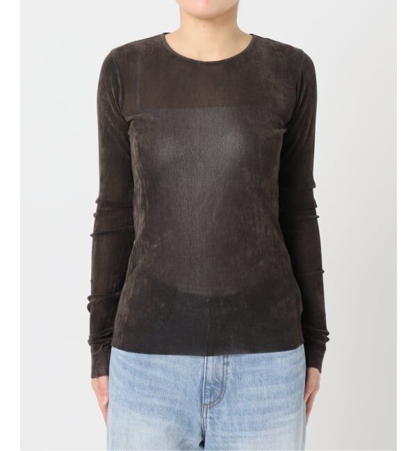 Plage「《一部カラーWEB限定追加》Flocky Mesh ロンT」|Tシャツ・カットソー|