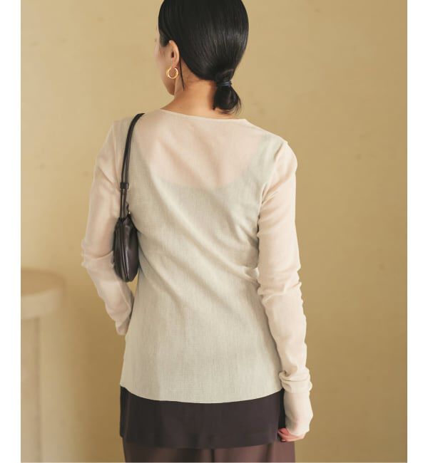 Plage「《追加》Mesh Sheer ロンT 5」|Tシャツ・カットソー|