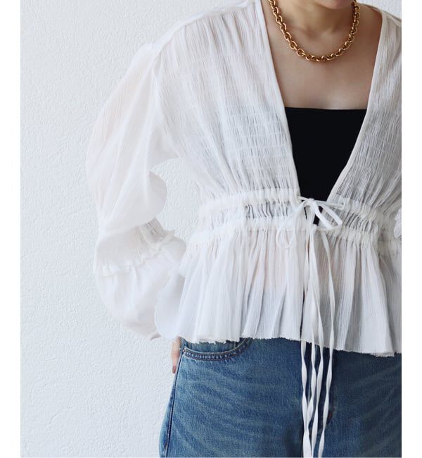 Plage「《WEB限定追加予約》R&rsquo;IAM SWEET ブラウス」|シャツ・ブラウス|