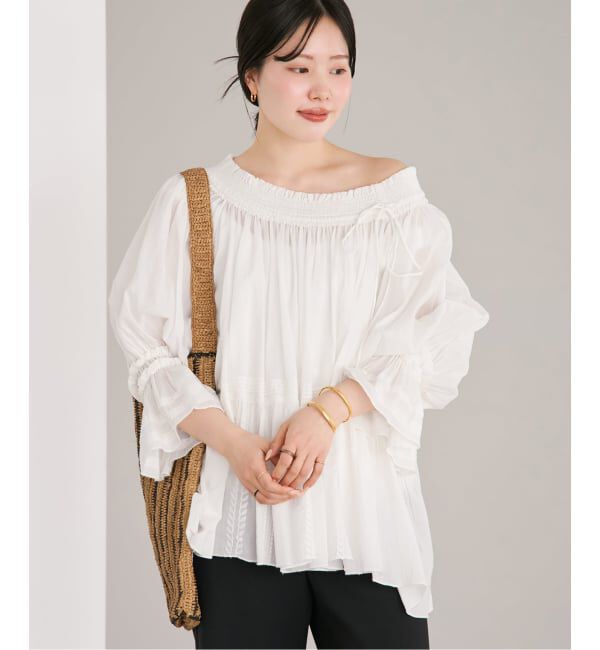 Plage「《予約》IND VOIL EMB ブラウス」|シャツ・ブラウス|