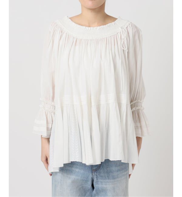Plage「《予約》IND VOIL EMB ブラウス」|シャツ・ブラウス|