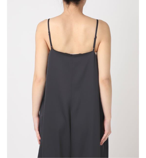 Plage「《予約》dull satin パンツドレス」|オールインワン|