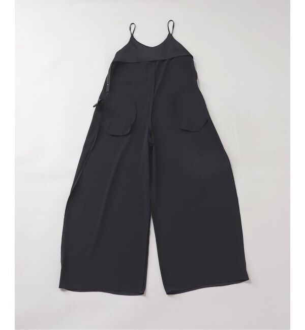 Plage「《予約》dull satin パンツドレス」|オールインワン|