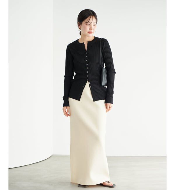 Plage「《予約》primo rib カーディガン」|カーディガン|