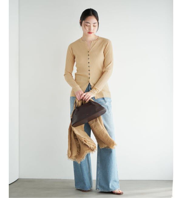 Plage「《予約》primo rib カーディガン」|カーディガン|