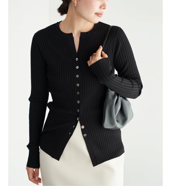 Plage「《予約》primo rib カーディガン」|カーディガン|