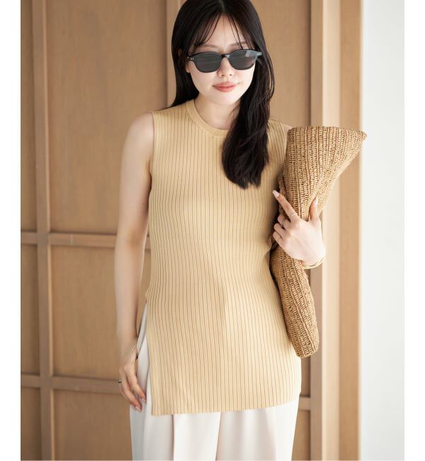 Plage「《予約》primo rib タンクトップ」|タンクトップ|