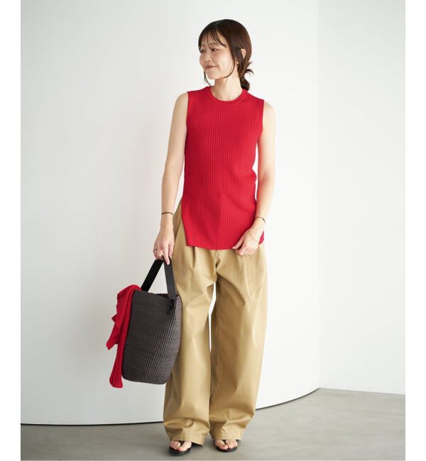 Plage「《予約》primo rib タンクトップ」|タンクトップ|