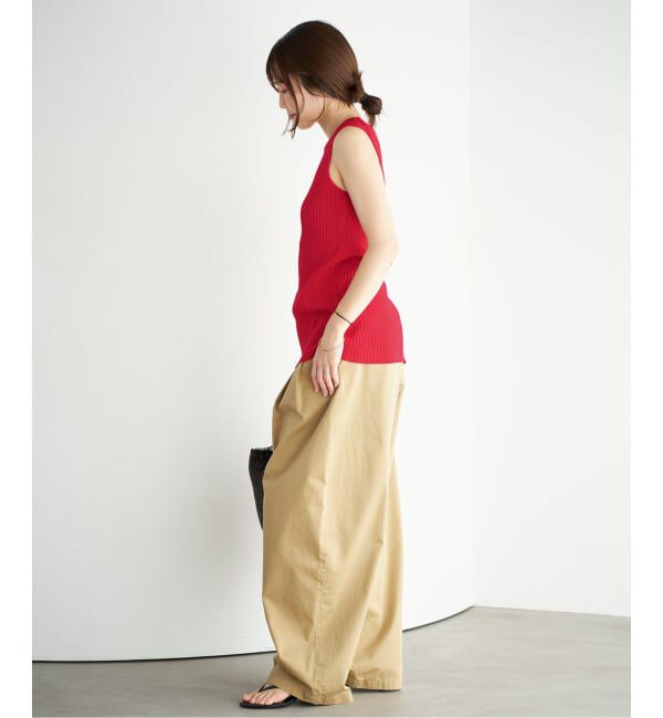 Plage「《予約》primo rib タンクトップ」|タンクトップ|