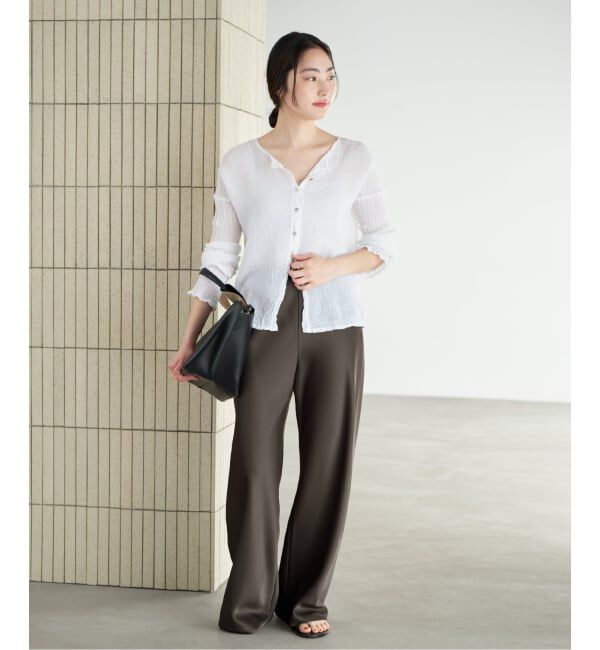 Plage「《予約》Satin Bias Relax パンツ」|その他|