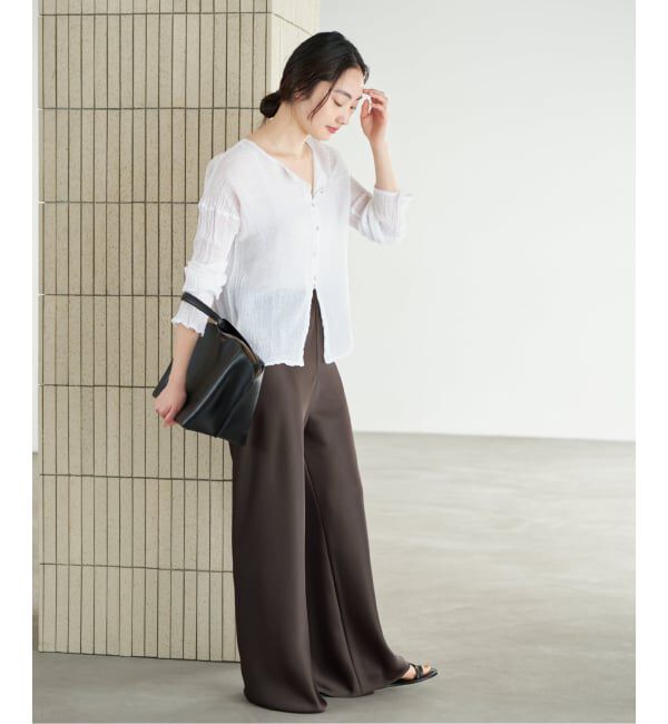 Plage「《予約》Satin Bias Relax パンツ」|その他|