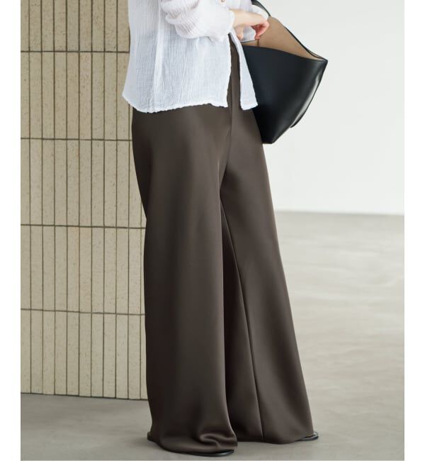 Plage「《予約》Satin Bias Relax パンツ」|その他|