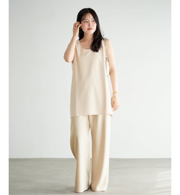 Plage「《予約》Satin Bias Relax パンツ」|その他|
