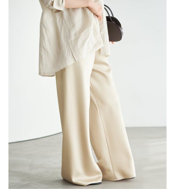 Plage「《予約》Satin Bias Relax パンツ」|その他|