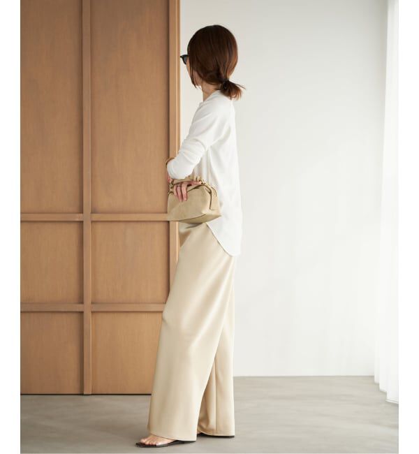 Plage「《予約》Satin Bias Relax パンツ」|その他|