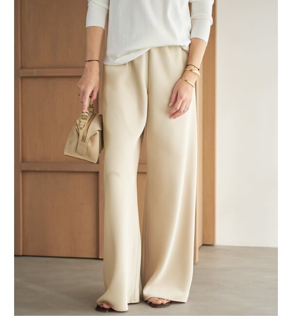 Plage「《予約》Satin Bias Relax パンツ」|その他|