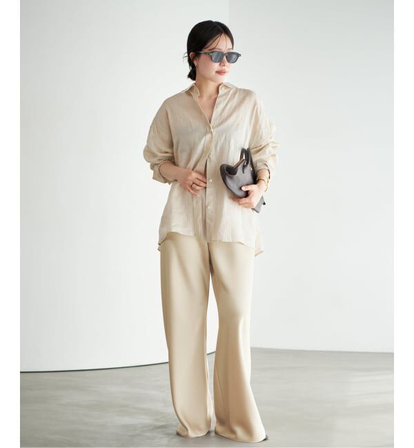 Plage「《予約》Satin Bias Relax パンツ」|その他|