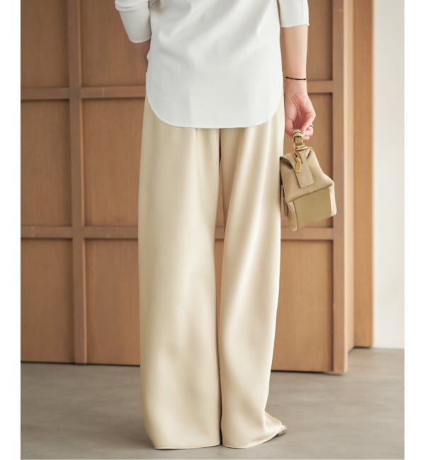 Plage「《予約》Satin Bias Relax パンツ」|その他|